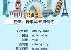 出入境填表常用詞，130個(gè)常用英文表達(dá)