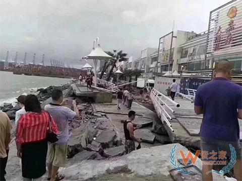 深圳港碼頭“山竹”過后一片狼藉！-貨之家